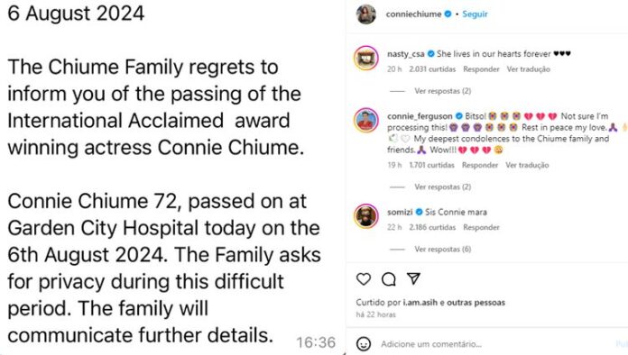 Comunicado Chiume Comunicado Chiume