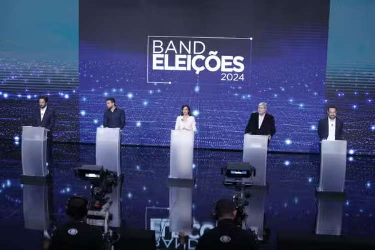 Debate na Band vai bem na audiência e chega a ficar na vice-liderança