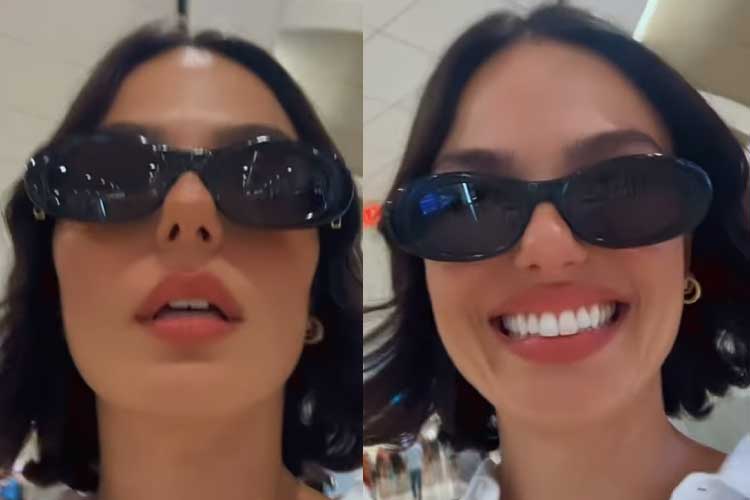 Isis Valverde passa por situação inusitada em aeroporto: ‘Nunca tinha acontecido isso’