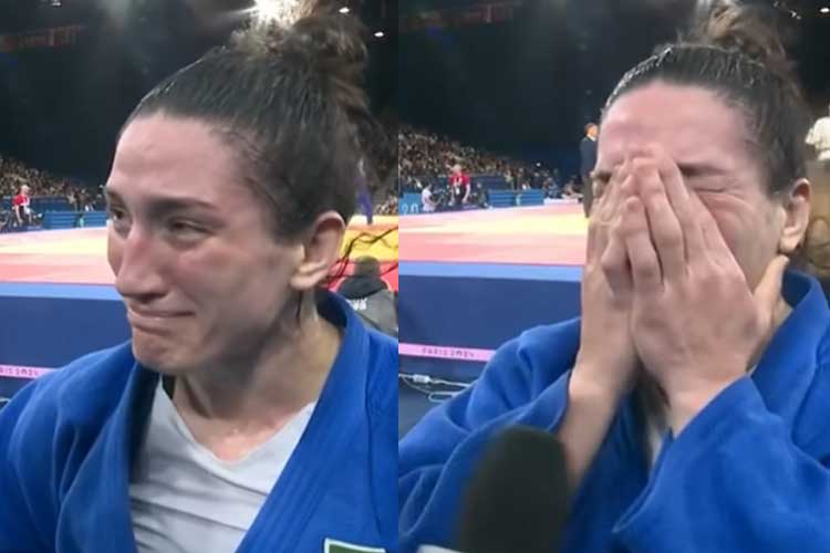 Atleta brasileira faz pedido inesperado a repórter da Globo após derrota nas Olimpíadas