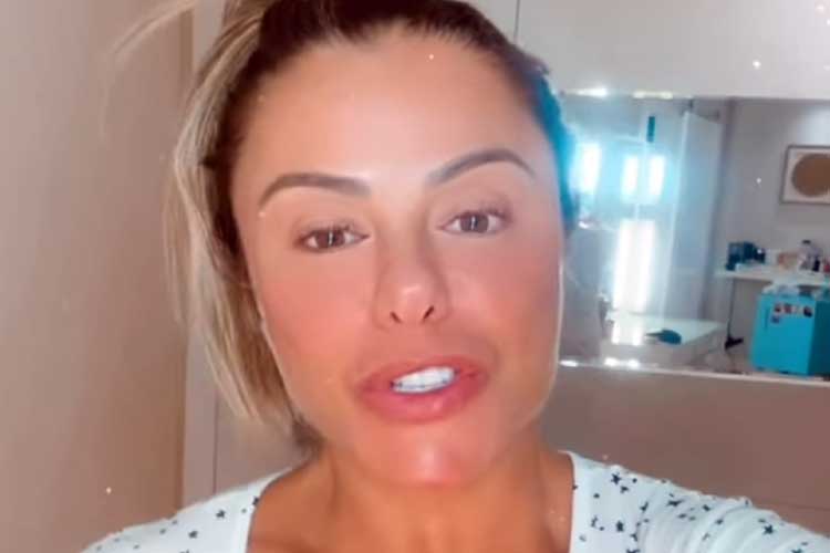 Poliana Rocha mostra item da infância de Zé Felipe e emociona: ‘Usou por 3 anos’