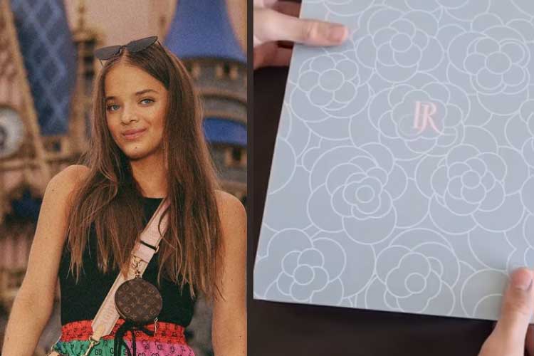 Rafaella Justus mostra detalhes do convite de sua festa de aniversário de 15 anos