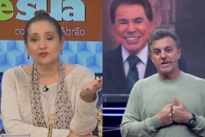 Sonia Abrão comentando sobre a homenagem do programa de Luciano Huck ao Silvio Santos (Reprodução: RedeTV /TV Globo)