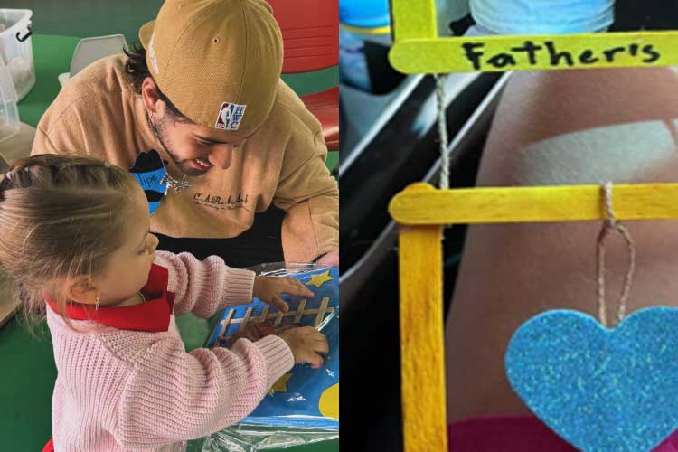 Maria Flor surpreende Zé Felipe com presente feito à mão: ‘Que dia incrível!’