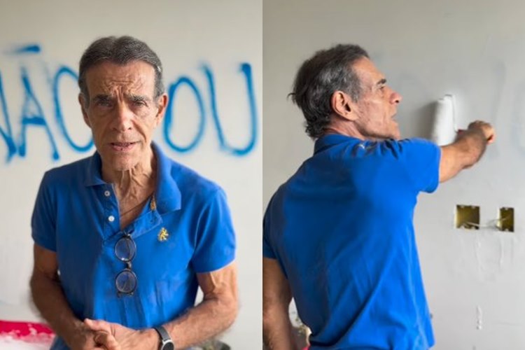 Mário Gomes encerra protesto, deixa mansão e pede ajuda financeira aos seguidores