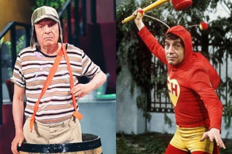 Chaves e Chapolin (Montagem/Área VIP/Divulgação/Televisa)