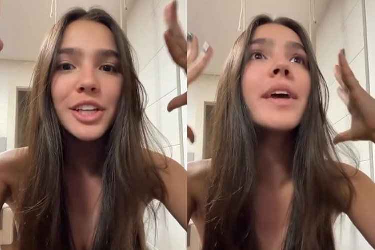 Duda Guerra, namorada de Benício Huck, vibra ao ganhar milhares de seguidores