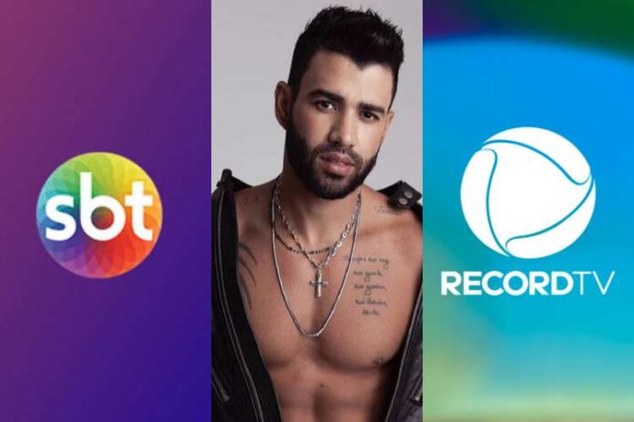 Gusttavo Lima está sendo disputado entre o SBT e a Record