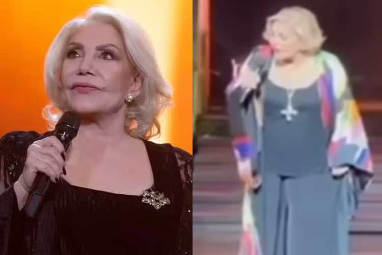 Cantora grega Marinella é hospitalizada após passar mal durante show em Atenas