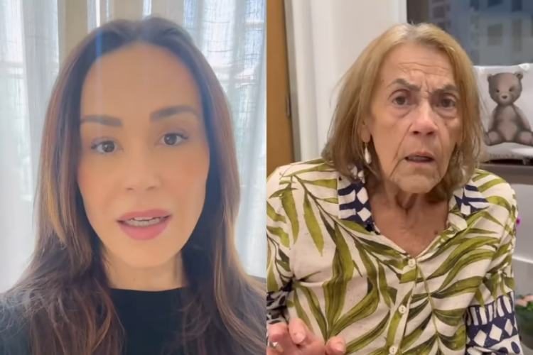 Nadja Haddad faz relato emocionante sobre a mãe, que tem alzheimer: “Minha rainha”