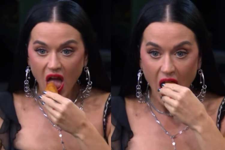 Katy Perry experimenta coxinha de Ana Maria Braga e reação viraliza