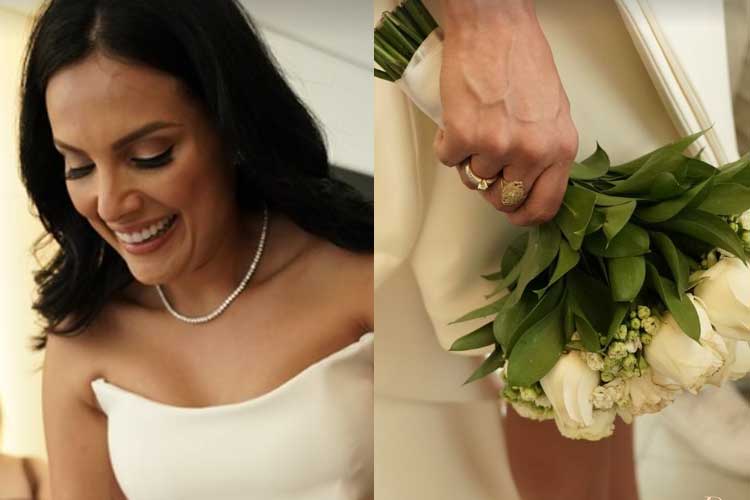 Márcia Dantas, do ‘Tá na Hora’, se casa no civil e exibe detalhes do seu vestido de noiva:  ‘Chegou o dia!’