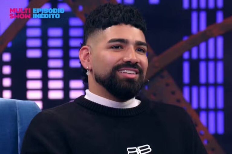 Dilsinho não cogita a não-monogamia e deixa Tatá Werneck surpresa no ‘Lady Night’