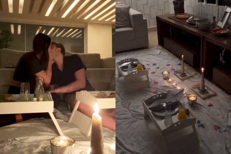 Benício, filho de Huck e Angélica, celebra seis meses de namoro com jantar à luz de velas