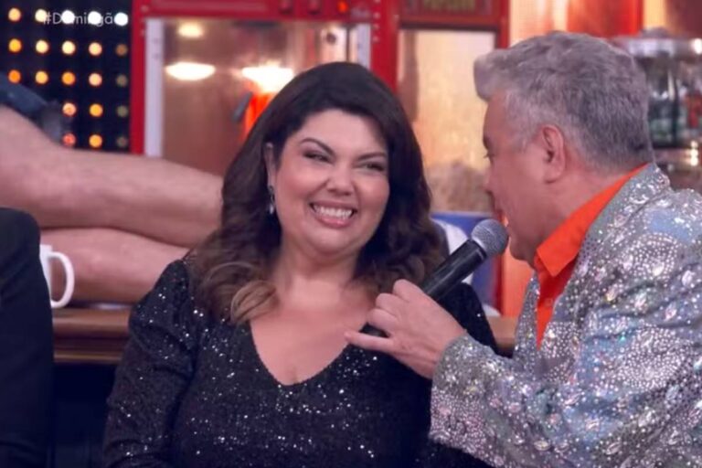 Fabiana Karla dubla Preta Gil e vence a Batalha do Lip Sync no ‘Domingão’
