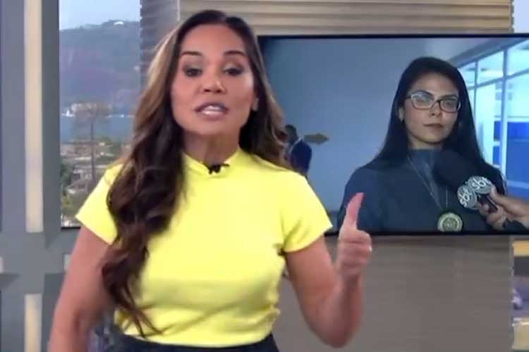 Isabele Benito se revolta após cinegrafista da Globo sofrer assédio ao vivo no ‘SBT Rio’