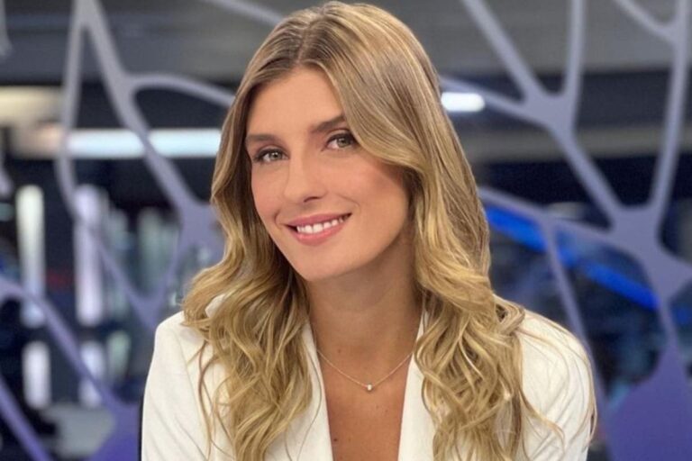 Joana Treptow assume bancada do Jornal da Band ao lado de Eduardo Oinegue