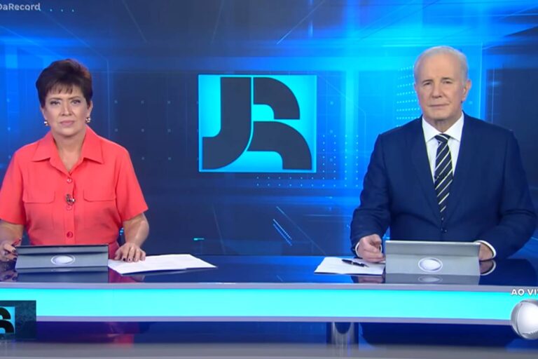 Jornal da Record garante o segundo lugar isolado em SP e no Rio registra mais que o dobro da audiência do SBT