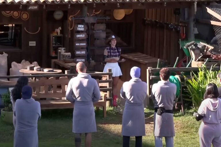 A Fazenda 16: Fazendeira Luana distribui as tarefas entre os peões e é aplaudida