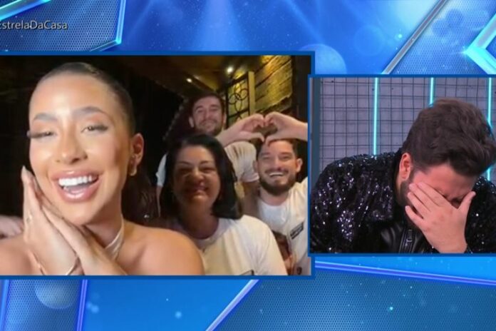 Lucca chora ao rever namorada após vencer o Estrela da Casa Lucca chora ao rever namorada após vencer o Estrela da Casa