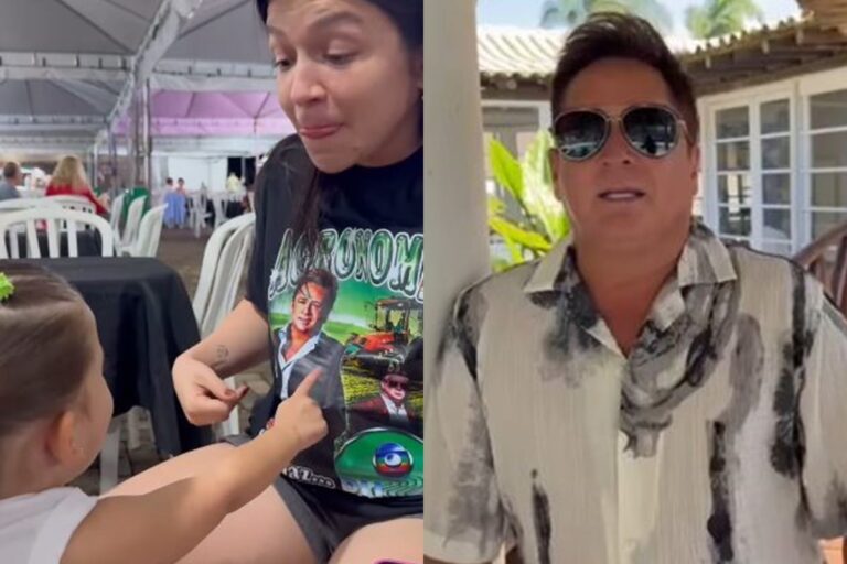 Maria Alice entra em ‘confusão’ por causa do avô e Leonardo se diverte: “Não mexe com meu vovô”