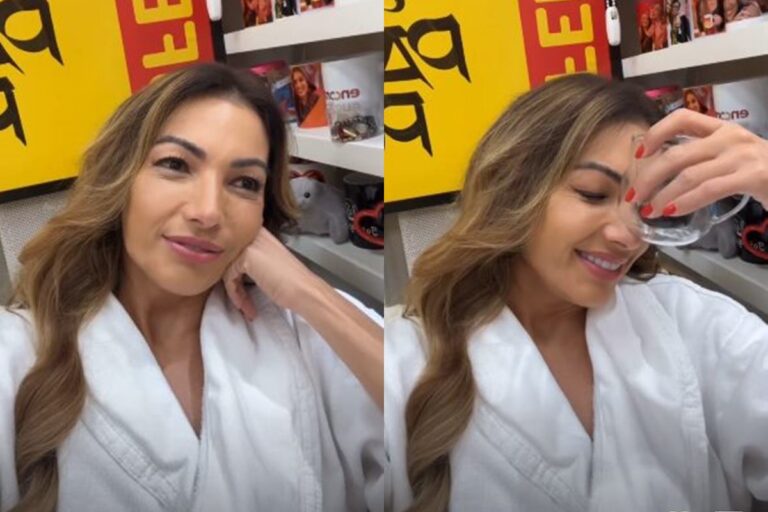 Patrícia Poeta não esconde dificuldade e faz confissão nos bastidores do Encontro