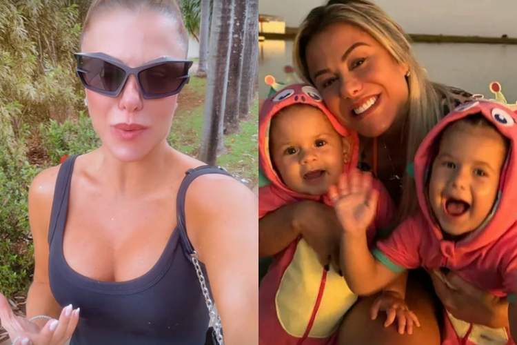 Poliana Rocha faz reflexão sobre escolha das netas, Maria Alice e Maria Flor: “Casa de avó é assim mesmo”