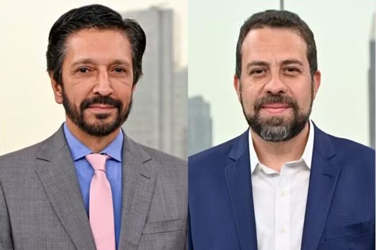 Ricardo Nunes aparece com 55% contra 33% de Guilherme Boulos em pesquisa do 2º turno