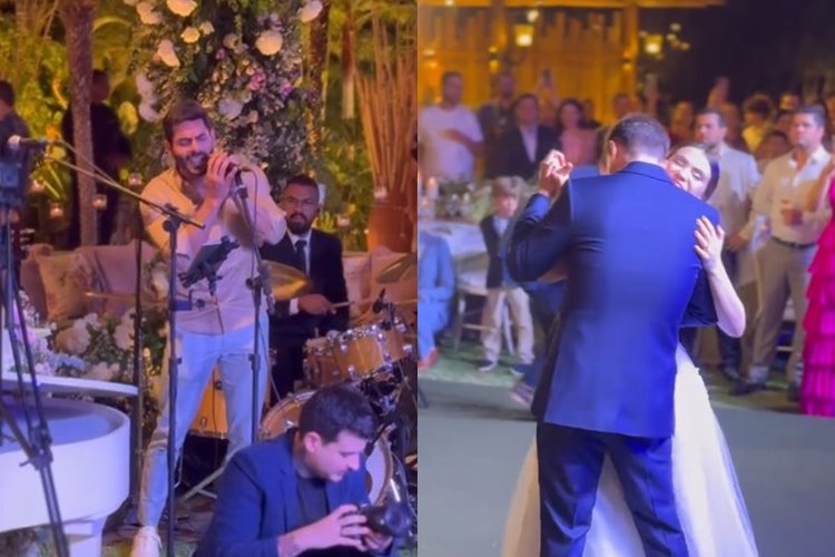 Rodolffo canta em casamento de Israel e leva parceiro às lágrimas