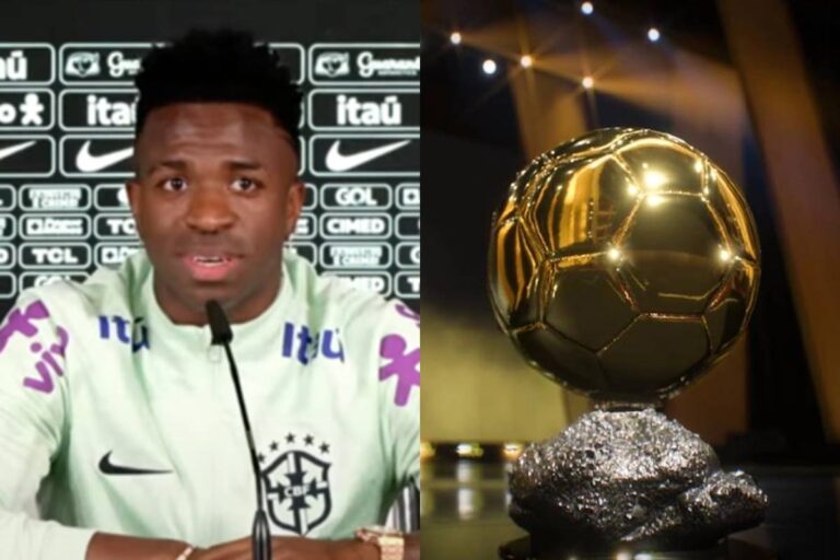 Neymar e demais ídolos do futebol brasileiro não se manifestam após Vini Jr. perder a Bola de Ouro