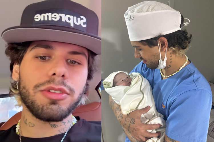 Zé Felipe faz agradecimento após José Leonardo completar um mês e anuncia novidade: ‘Em breve’