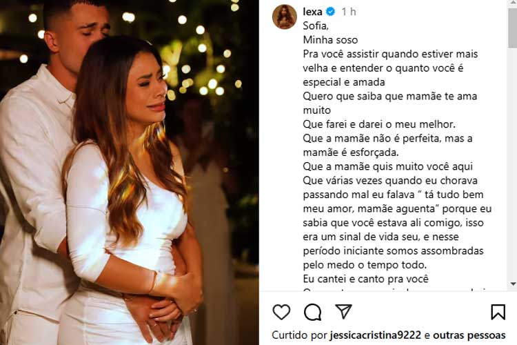 Grávida pela primeira vez, Lexa se declara após descobrir o sexo do ...