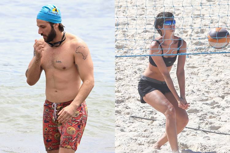 Astros de Mania de Você: Chay Suede exibe corpo sarado e Agatha Moreira curte praia do Rio com Simas