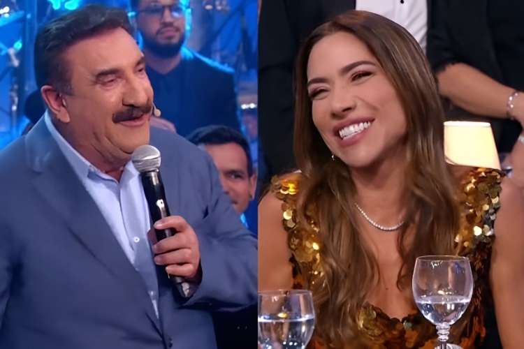 Ratinho provoca a Globo e chama Patricia Abravanel de ‘metida’ ao brincar em gravação do SBT