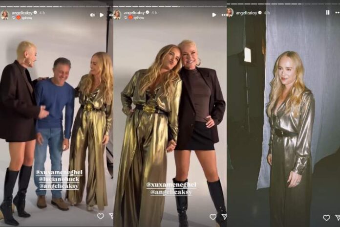 Xuxa Meneghel, Angélica e Luciano Huck Xuxa Meneghel, Angélica e Luciano Huck juntos (Reprodução: Instagrma/ @AngélicaKSY