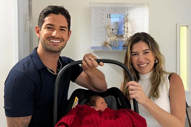 Que emoção! Alexandre Pato relembra nascimento de Benjamin, seu filho com Rebeca Abravanel, em 2024: “Muito especial”