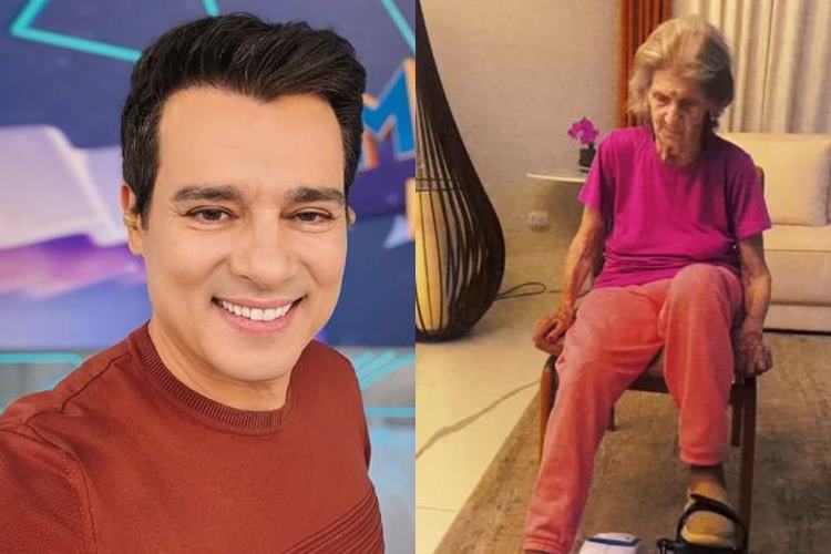 Celso Portiolli encanta ao mostrar treinos da mãe em seus plenos 98 anos: “ela é muito esforçada”
