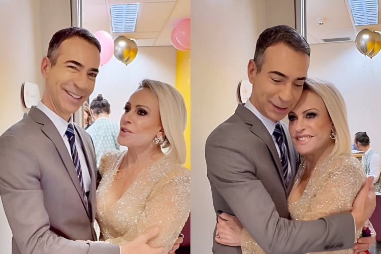 César Tralli mostra encontro inesquecível com Ana Maria Braga e realiza homenagem emocionante: “Diva e sempre generosa”