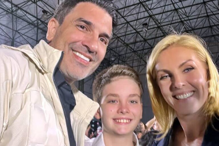 Ana Hickmann e Edu Guedes vão a formatura de Alezinho juntos: “orgulho”