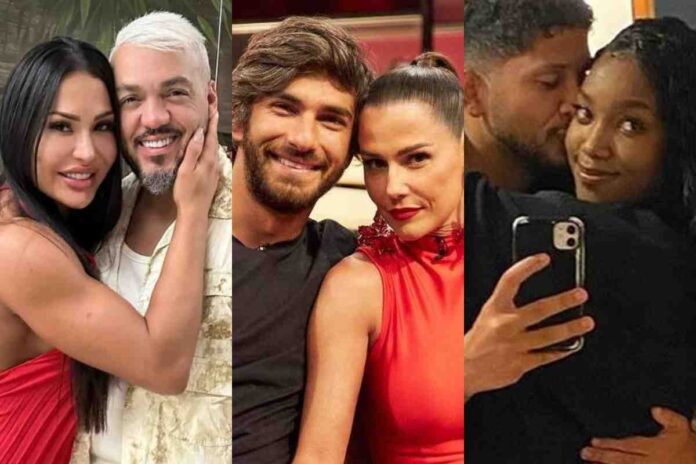 Gracyanne Barbosa e Belo, Hugo Moura e Deborah Secco, Yuri Lima e Iza Gracyanne Barbosa e Belo, Hugo Moura e Deborah Secco, Yuri Lima e Iza (Montagem/Área VIP/Instagram)