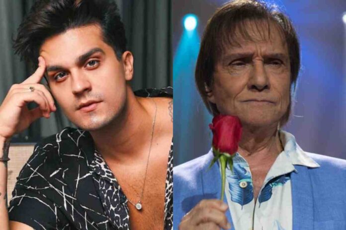 Luan Santana e Roberto Carlos Luan Santana e Roberto Carlos (Montagem/Área VIP/Divulgação/Agnews/Beatriz Damy)