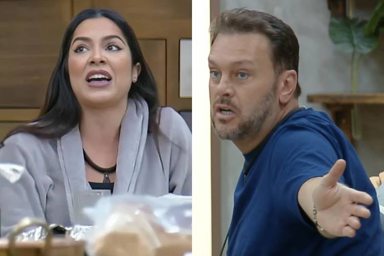 Luana e Albert em A Fazenda 16 Luana e Albert em A Fazenda 16. (Foto: reprodução/Record)