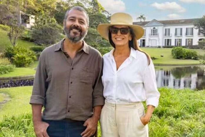 Marcos Palmeira e Malu Mader