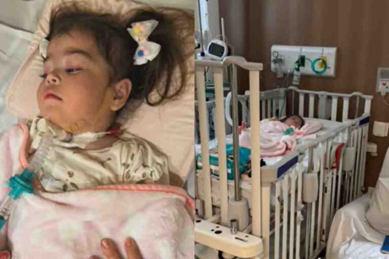 Filha de Juliano Cazarré, Maria Guilhermina, volta a ser internada: “Rumo ao hospital”