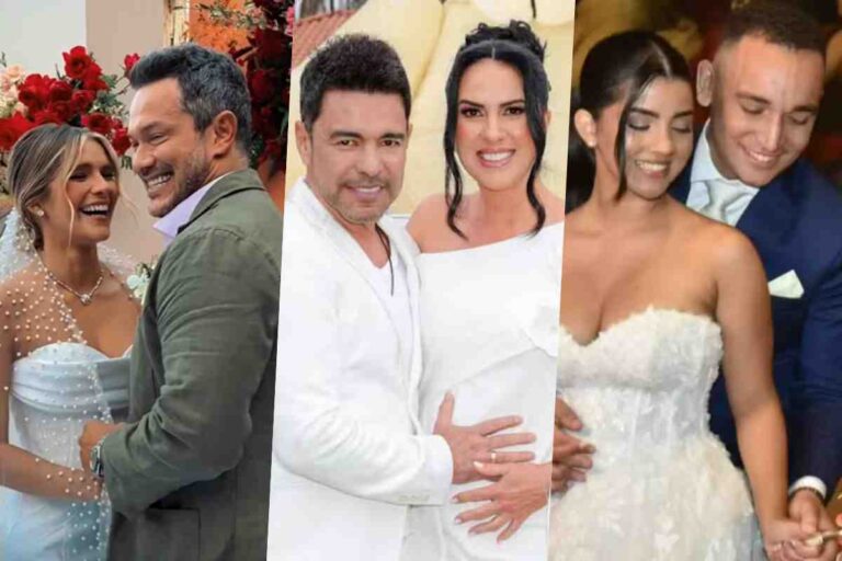 Retrospectiva: Famosos que se casaram em 2024