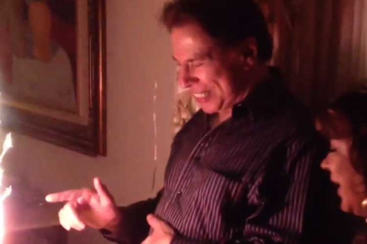 Neta de Silvio Santos compartilha vídeo inédito do avô e celebra o seu aniversário de 94 anos
