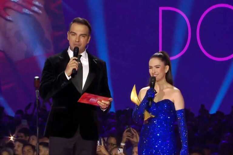 Tatá Werneck brinca com saída de Boninho da Globo e questiona Tadeu ao vivo: “Tá feliz?”