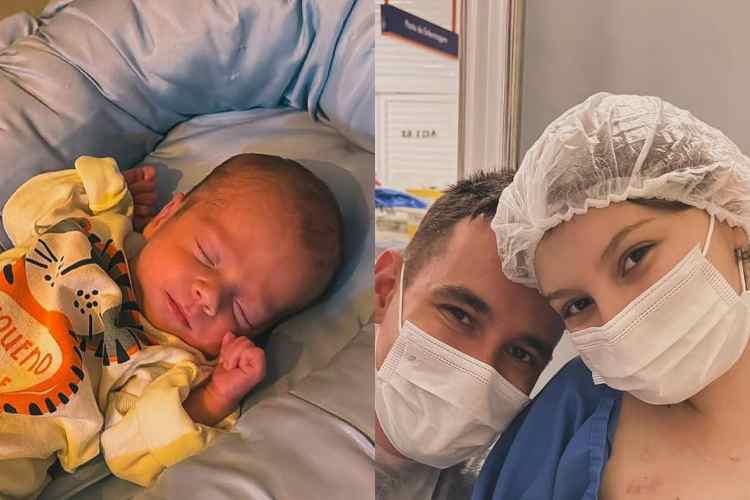 Arthur, filho de Isabel Veloso com Lucas Borbas, tem rostinho exibido pela primeira vez; Confira!