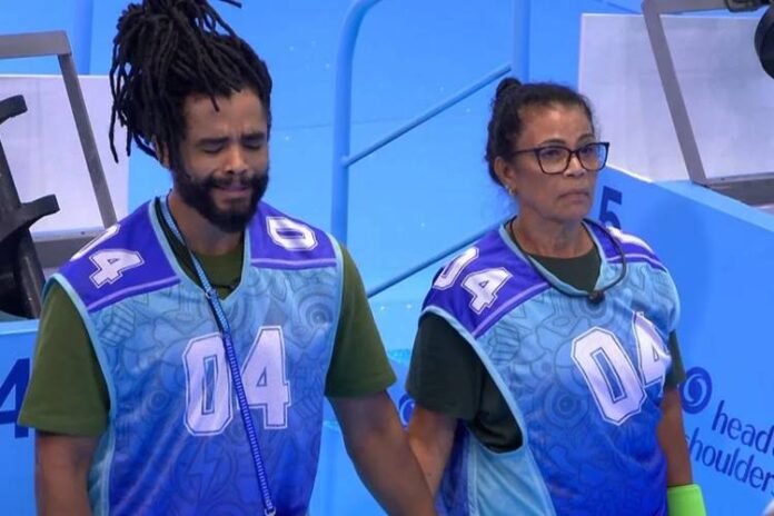 Diogo e Vilma no BBB25 Diogo e Vilma no BBB25. (Foto: reprodução/Globo)