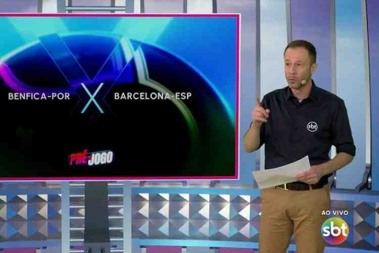 Essa foi a audiência da estreia de Tiago Leifert narrando futebol no SBT